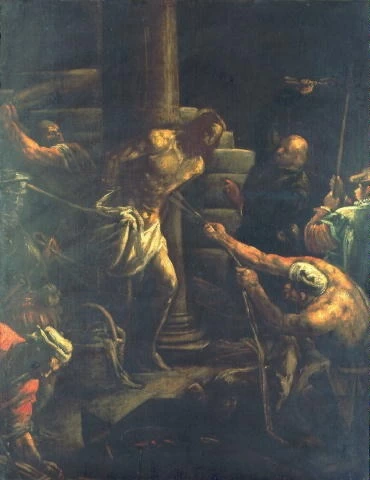 Cristo alla colonna - National Gallery in Praga, Jacopo da Ponte, detto Bassano